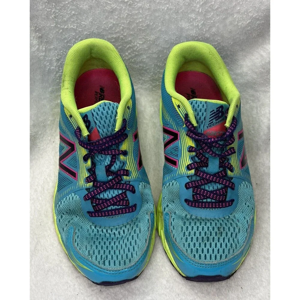 New Balance Womens 680 V4 W680CM4 Blue Running Shoes Sneakers Size‎ 6 B